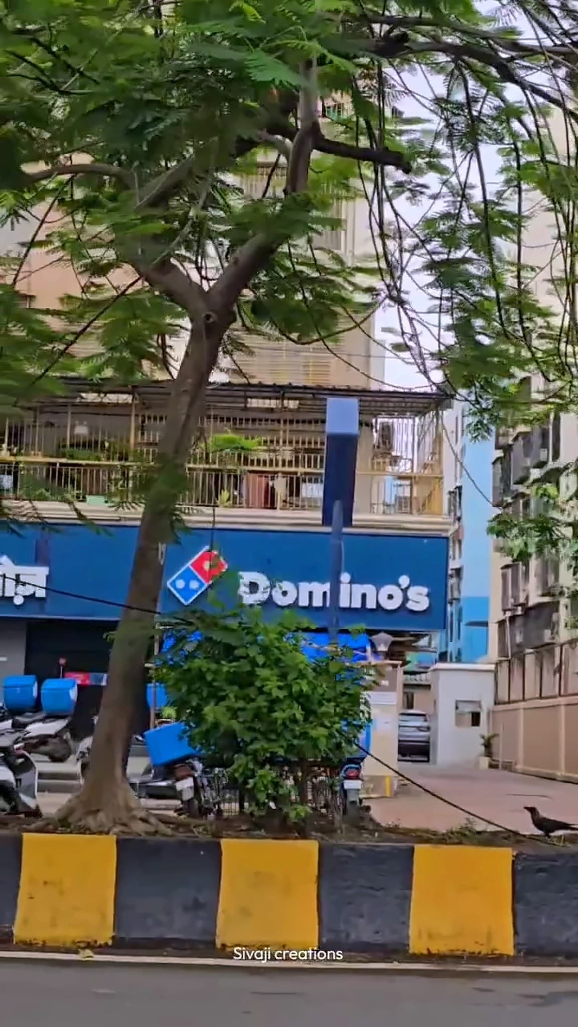 Street outside Bay View Tower, Sector 11, CBD Belapur